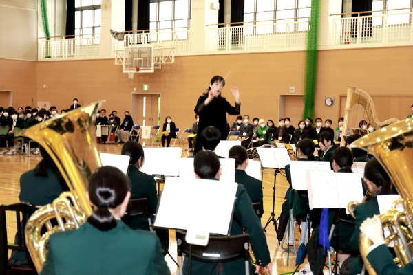 （オープニングセレモニー：原町第一中学校吹奏楽部演奏）