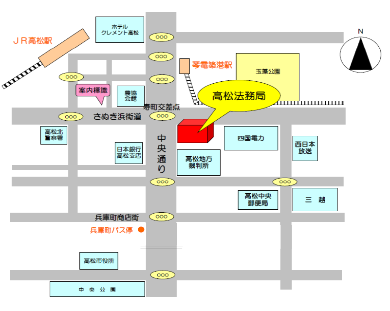 本局案内図